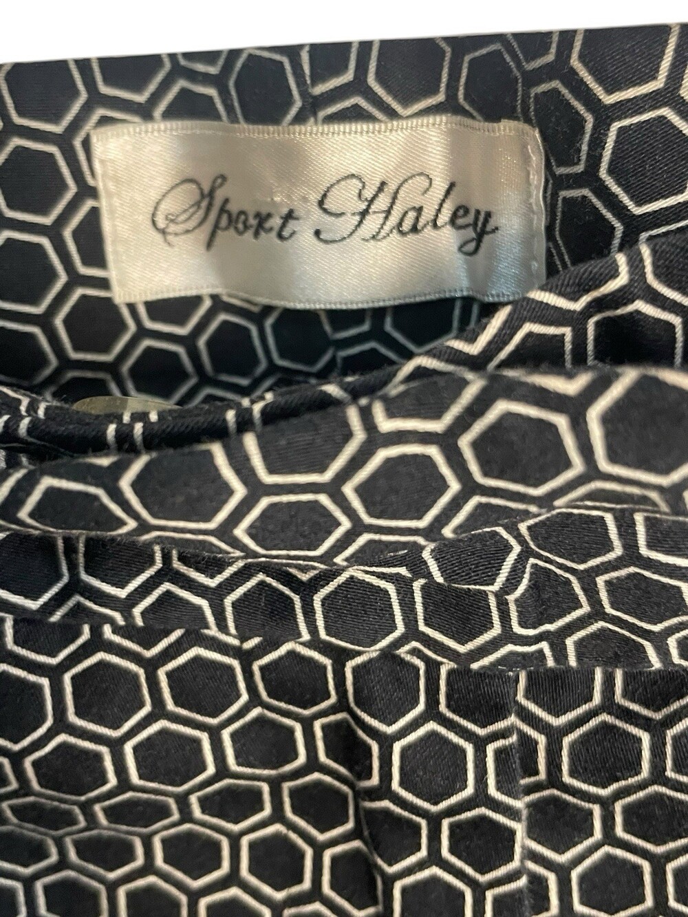 Sport Haley Women’s Size 6 Black-And-White Shorts - Picture 3 of 6
